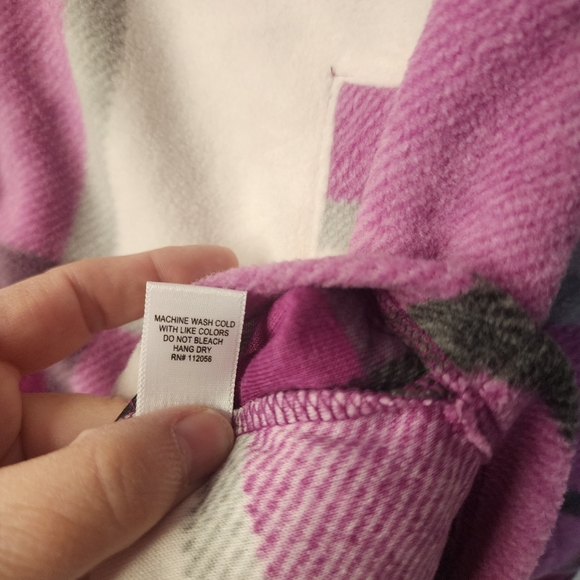 NWT Zenana Oversized Fleece Shacket Large Light Plum Cozy Winter Layering - Picture 8 of 8